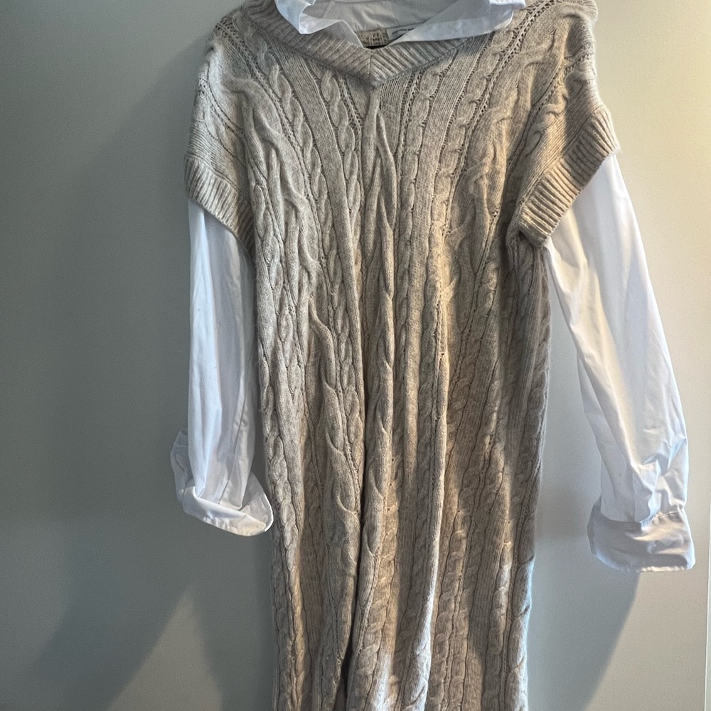 cupcakes & cashmere Cable Knit Sweater Dress - Twain Dress